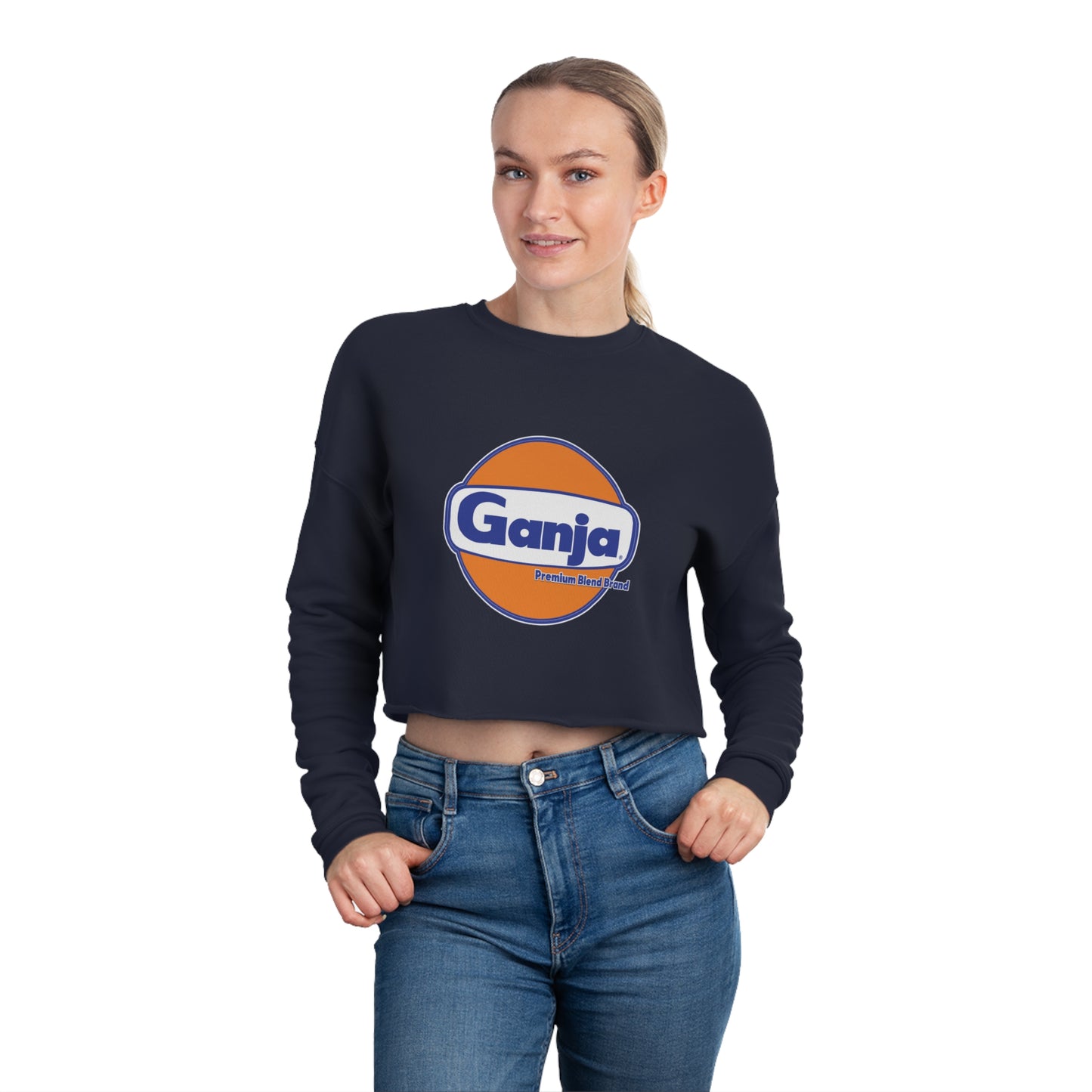 Ganja Gas Cropped Sweatshirt