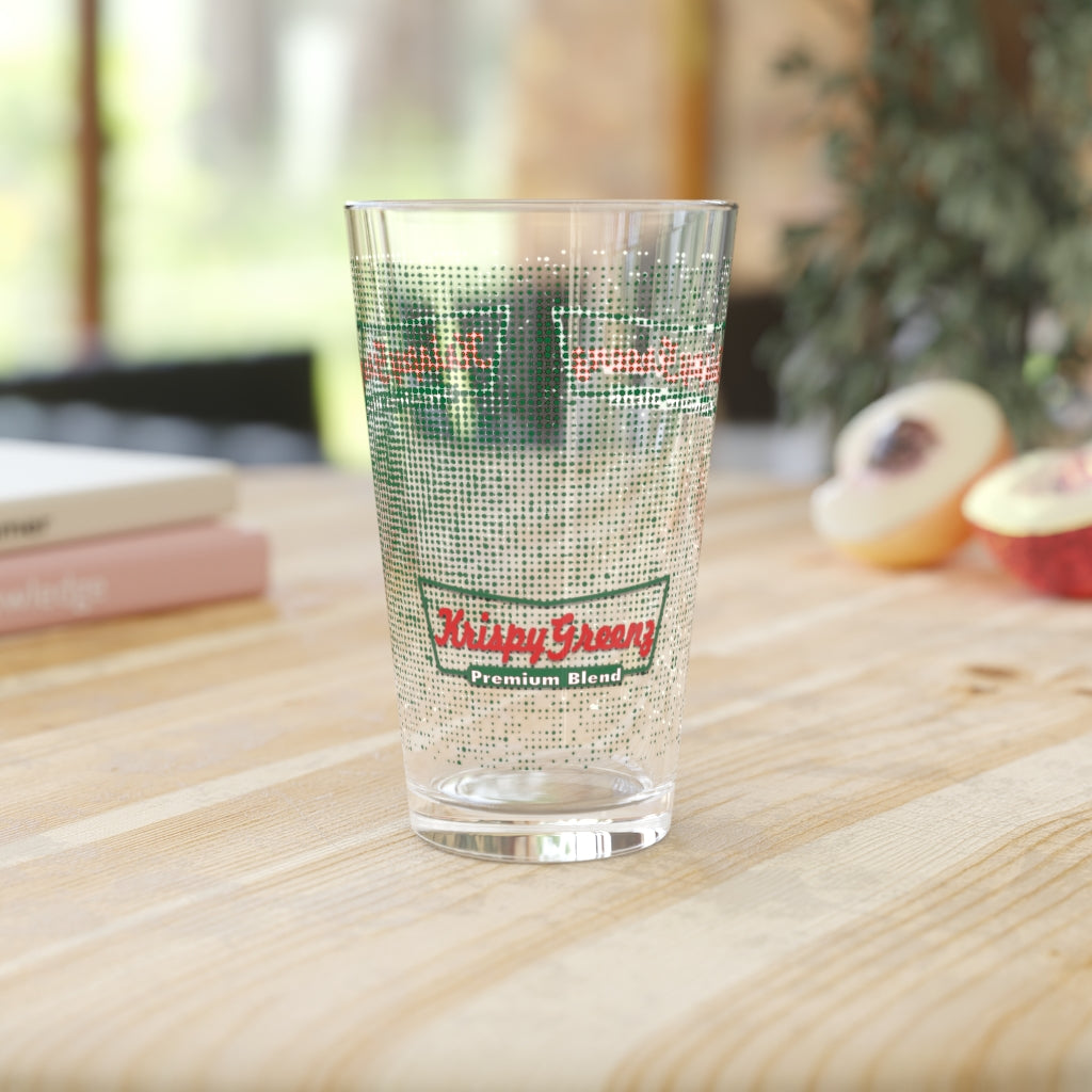 Krispy Greenz Pint Glass